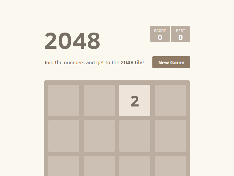 2048 - Free Online Game