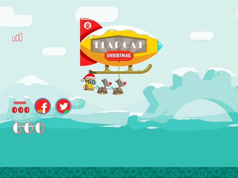 Play Flap Car Christmas 2 - Free Racing Game