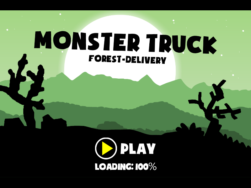 Monster Truck Forest Delivery