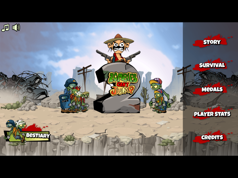 Zombie Cant Jump 2 - Free Online Game