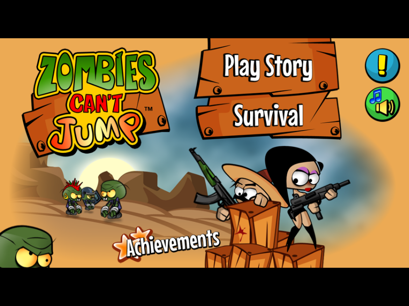 Zombies Cant Jump 2 - Free Online Game